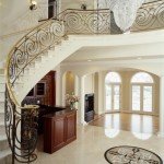 marble foyer in california